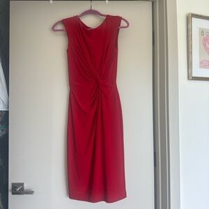 Ralph Lauren Red Midi Dress